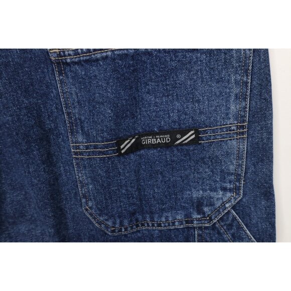 Deadstock Vtg 90s Marithe Francois Girbaud Mens 38 Spell Out Baggy Denim Shorts - Picture 15 of 16